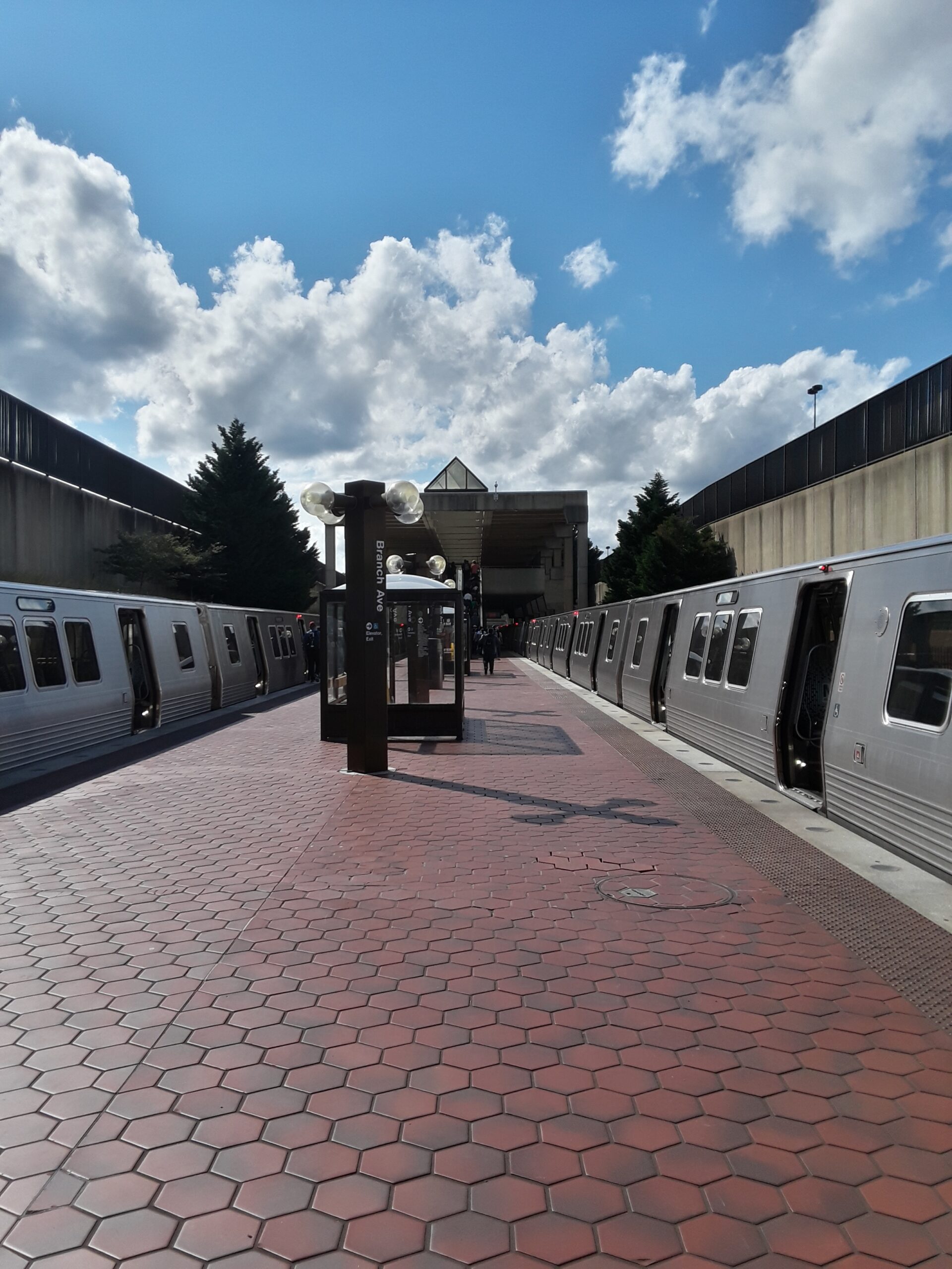 Green Line train — Branch Avenue (Green Line terminus), DC Metro
